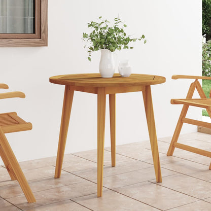 vidaXL Patio Table Outdoor Dining Table for Backyard Lawn Solid Wood Acacia